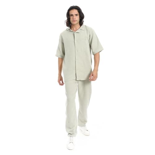 Red Circle Mens heavy linen suit with pant heavy linen suit with pant