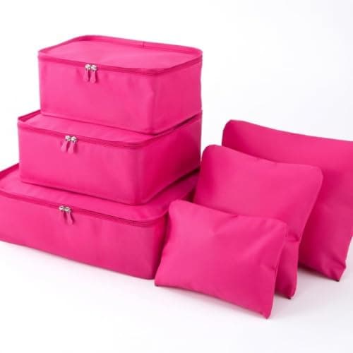 Travel Luggage Organizers Set of 6 – Lightweight Clothes Storage Bag Set for Perfect Organization (AR)