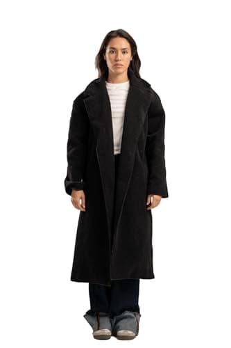 ASTK Womens Mohair Oversized Wool Blend Coat Outerwear