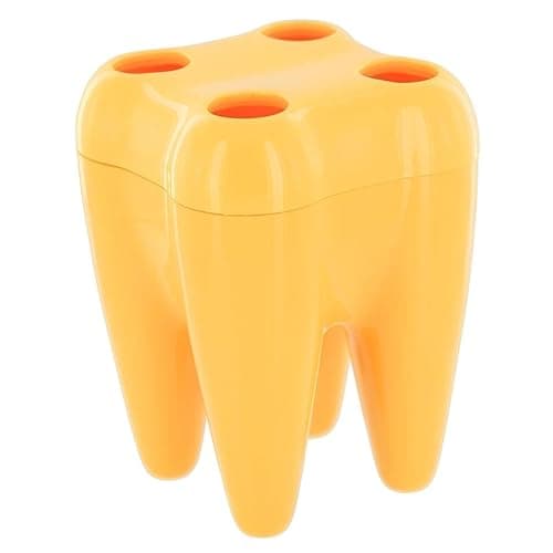 Grooming Tool Keeper - Versatile Tooth-Shaped Holder for Toothbrushes, Razors, and Barber Supplies, Adding a Fun and Practical Touch to Your Bathroom or Barber Shop (1)
