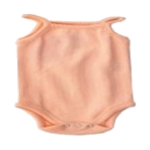 lovely land Baby Girls Salmon Pink Sleeveless Onesie Shapewear Bodysuit (pack of 1)