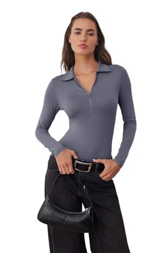 Trendyol Womens Weiblich Body Anthracite Frau Bodysuit (pack of 1) Leotard