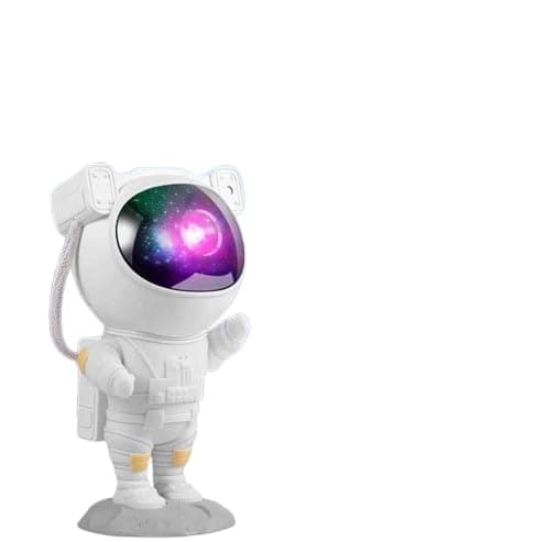 Astronaut Projector Night Light LED Cartoon Star Table Lamp Color Changing for Kids Bedroom Home Decor