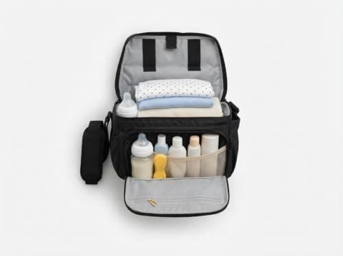 Large Diaper Bag Organizer with Multiple Pockets for Travel and Daily Use Caddy