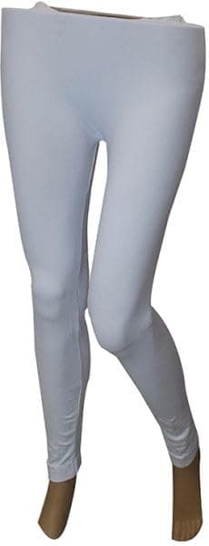Women's Long Stretch Leggings High Stretch Full Length Leggings -White Pants
