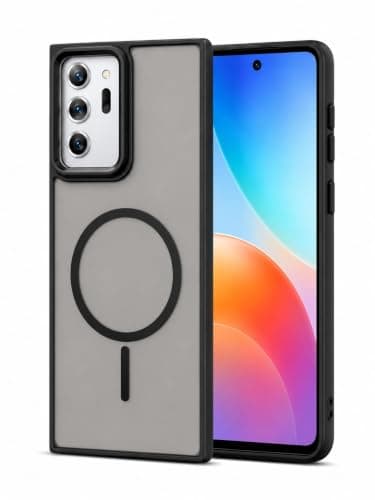 Premium Frosted Matte Magnetic Style Protective Case for SAMSUNG GALAXY NOTE 20 ULTRA Shockproof Slim TPU Cover, Camera Protection, Anti-Fingerprint, Not Support Wireless Charging Cellular phone case