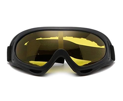 Chezi X400 Anti-Fog Ski Goggles Snowboard Goggles (Yellow)