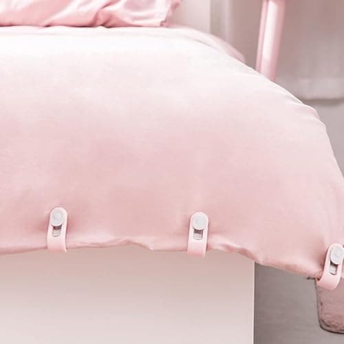 6pcs Bed Sheet Clips Fasteners for Duvet Cover Quilt and Blanket Practical Bedding Grippers Non-Slip Mattress Cover Holders for Organized Bedding Fitted sheet