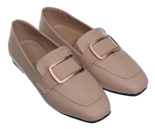 Women's Shoes - B&W-W086-Beige-38