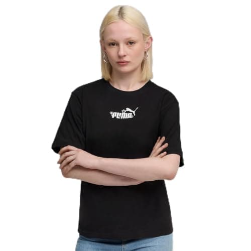 PUMA Womens Ess Nature 2.0 Relax,Puma Black Tees (pack of 1)