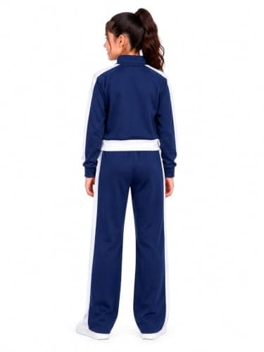 CAESAR Womens Girls' winter tracksuit featuring a fur-lined back and a half-zip closure on the chest Girls' winter tracksuit featuring a fur-lined back and a half-zip closure on the chest Outerwear
