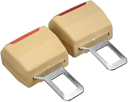 Car Seat Belt Scraper Compatible with All Cars Beige - 2 Pieces Auto part