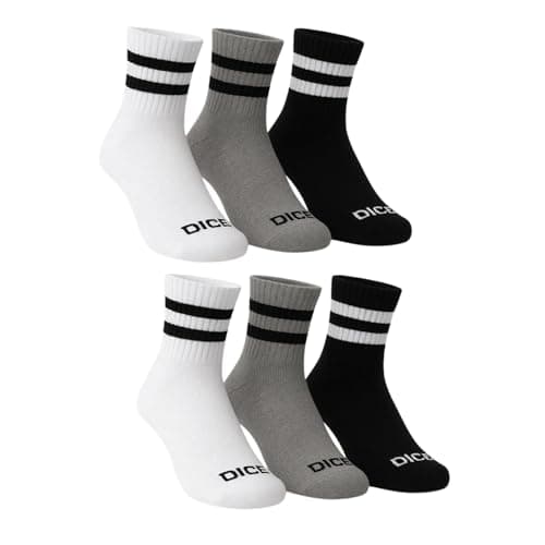 Dice Pack of 6 Sport Cotton Socks for Men
