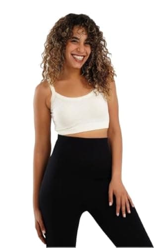 CARINA Womens Plunge Neck Crop Modern (pack of 1) Shirt