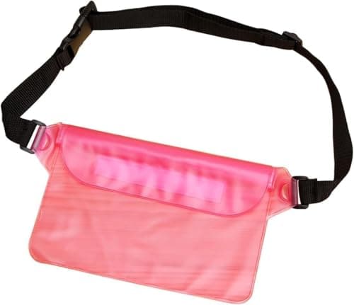 Waterproof Mobile Case and Silicone Beach Bag for Phone Keys and Cash