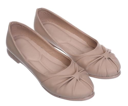 B&W womens B&W-W096-Beige Sneaker