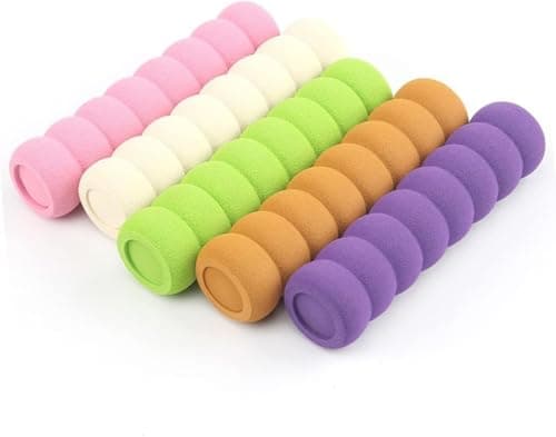 Elastic Foam Door Knob Protector 14cm with Built-in Wall Bumper for Smooth Door Operation and Stylish Home Organization
