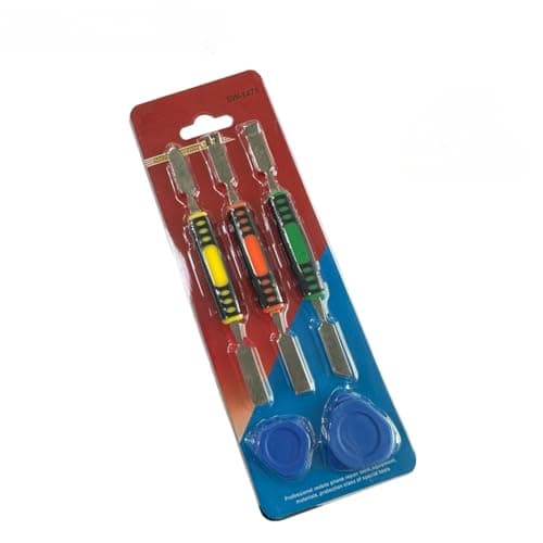 Professional Opening Tool Kit Metal Flat Flexible Steel Crowbar Spudger Soft Blade Pry Bar Opener Broken Screen Glue Removal Repair Tools kit for Tablet Laptop Mobile Phone Smartphone Part (SW-1475) Phone accessory