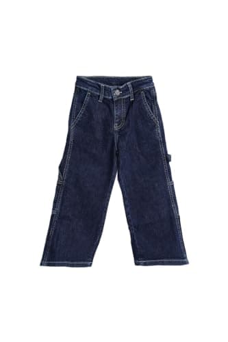 Junior Girls Vintage Blue Wide Leg Pant, VINTAGE BLUE, 12