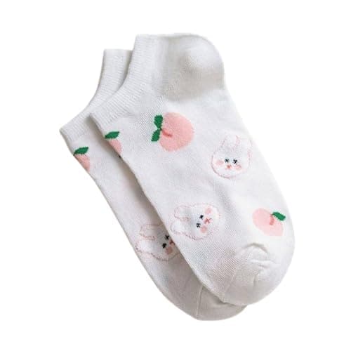 Women's Soft Cotton Classic 6 Pack Socks | Comfortable Lightweight Womens Socks for Home and Outdoor One Size M