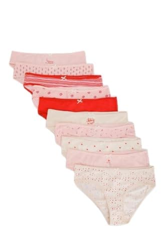 Carina Pack of 10 Colored Bikini Panties Underpants