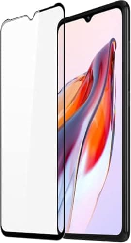 Full Coverage Tempered Glass Screen Protector for Redmi 12C - 9H Hardness, Bubble Free, Ultra-HD Clarity, Anti-Scratch & Case Friendly.