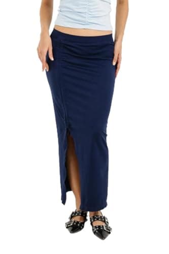 Carina Elegant Side Slit Long Skirt