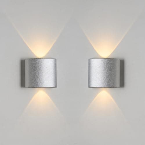 El Rawda Set of 2 Modern and Elegant Up & Down Wall Sconces, High-Quality Lighting for Living Room or Bedroom Light fixture