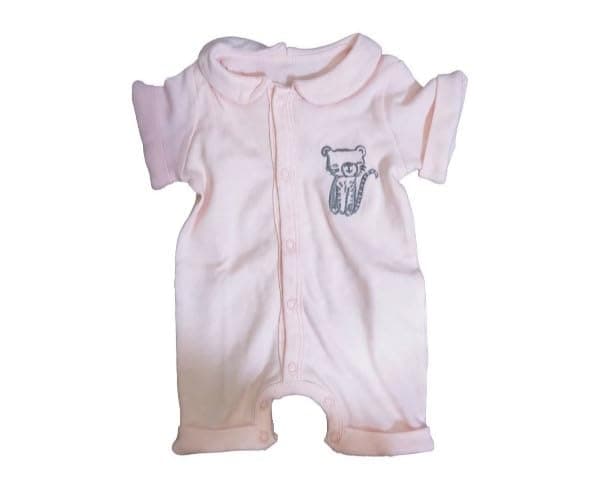 lovely land Baby Girls S/S Salopte with Cat print Shapewear Bodysuit (pack of 1) Underwear