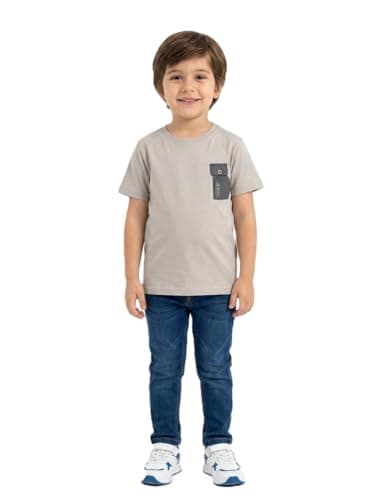 Pebeo Boys Plain T-Shirt Grey 16Y