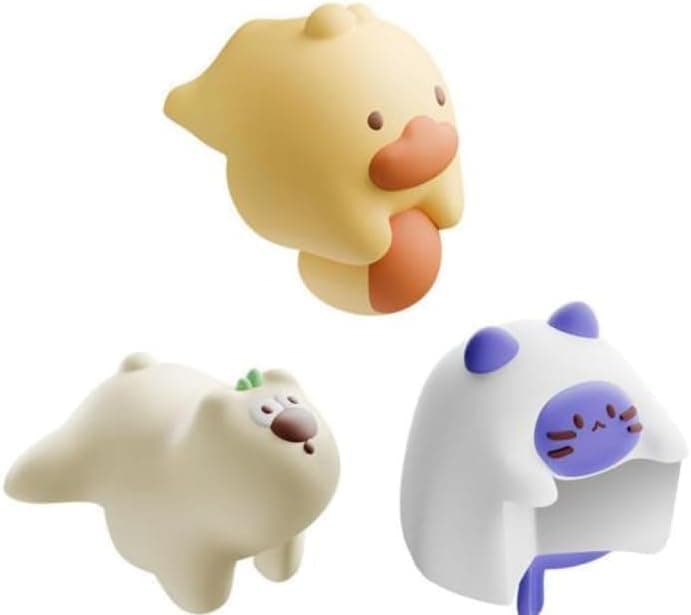 4-Piece Silicone Duck Corner Protectors for Tables Desks and TV Units