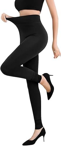 Mizah Women's Thermal Leggings High Waist Padded Inner Elastic One Size Fits All Sizes 45 to 95 Kg - Heavy Winter Pants