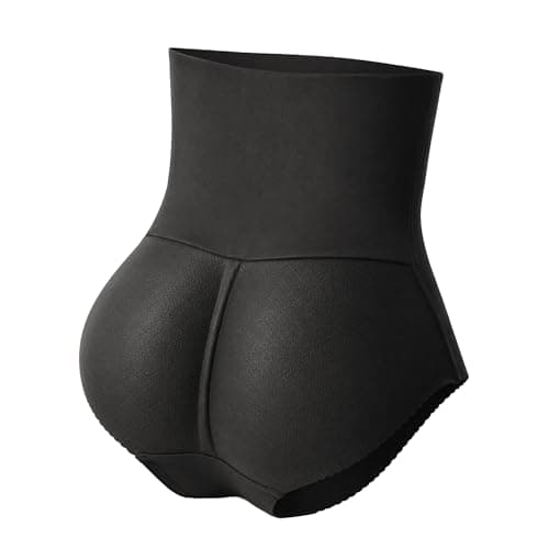 Womens Push Up with Built-in Back Padding – Natural Butt Lift & Enlargement – High Waisted Underwear, Soft & Comfortable Material (NO:5012) Underpants