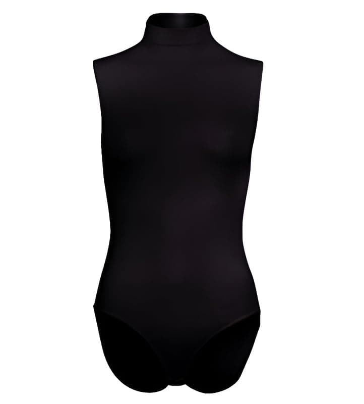 Silvy Womens Wave1 High Neck Sleeveless Bodysuit Underwear Base Layer (pack of 1) Leotard