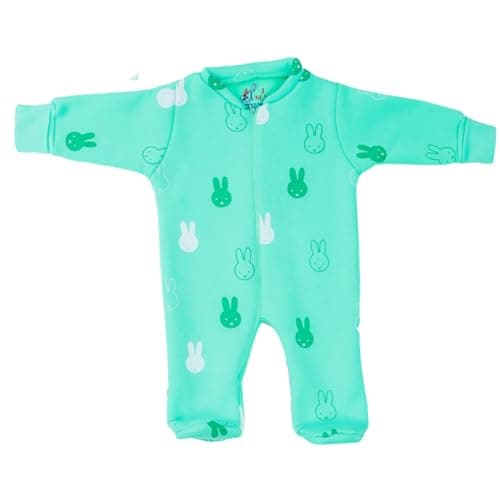 Jockey M M Girls Cotton Long Sleeves Bodysuit Printed Rabbit Baby & Toddler Sleepers (pack of 1) One piece outfit