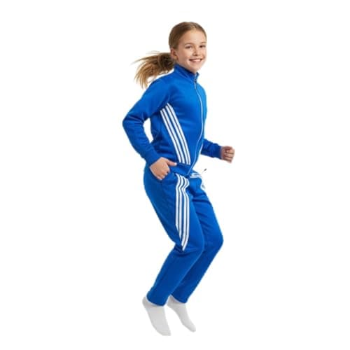 CAESAR - سيزر Girls Girls' winter tracksuit with velvet lining and striped design Girls' winter tracksuit with velvet lining and striped design Track suit