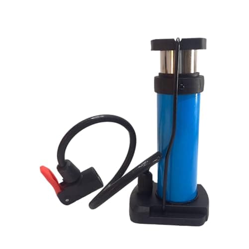 LOKYBOY Hand Air Pump for Bikes and Balls, Multi-Use High Pressure System and Improved Inflation Speed with Strong Mount and Flexible Hose