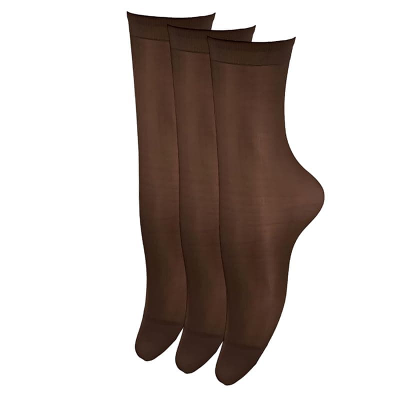 Silvy Womens Lycra Set Of 3 Pieces Socquette Socks Lycra Set Of 3 Pieces Socquette Socks (pack of 1)