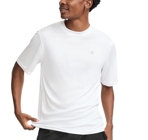 Champion Men's Core Training Tee T-Shirt, White, M