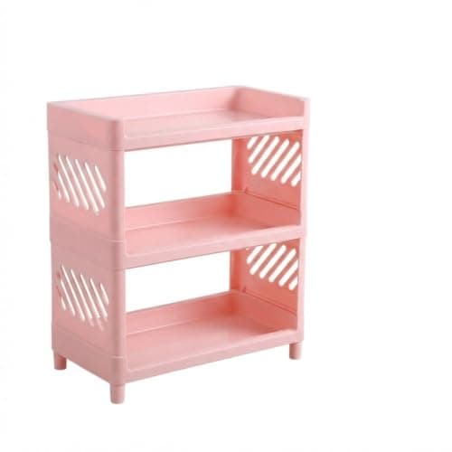 3-Tier Plastic Organizer – Multipurpose Kitchen & Bathroom Storage Unit | Practical Space Saving Design (O) Storage rack