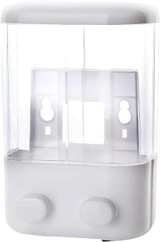 Dual Wall Mounted Soap Dispenser for Bathroom Shampoo and Shower Gel