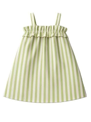 LC WAIKIKI Square Collar Girls' Linen Dress