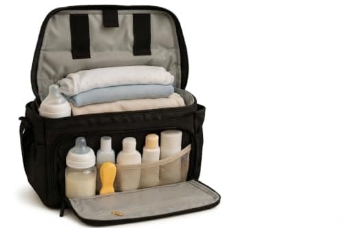 Large Infant Diaper Bag Organizer Multi Pocket Nursery Travel Tote Backpack
