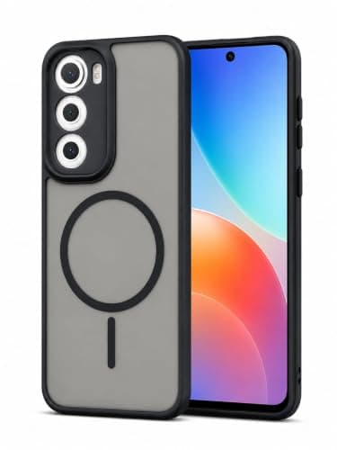 Premium Frosted Matte Magnetic Style Protective Case for Vivo Y19S/ Y29 5G Shockproof Slim TPU Cover, Camera Protection, Anti-Fingerprint, Not Support Wireless Charging Cellular phone case