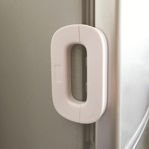 Multi-Use Security Lock for Drawers, Refrigerator, and Cabinets - Practical Design for Home Door Safety & Protection