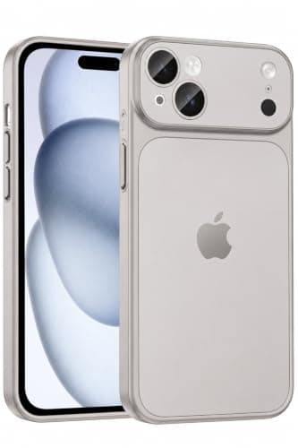 Converter Case(Compatible with iphone 15 | Premium Mag-Safe) Protective Cover Sleek Design (Compatible with iPhone 17 Pro / 17 Pro Max Series) Built-in Camera Protection (Grey) Cellular phone case