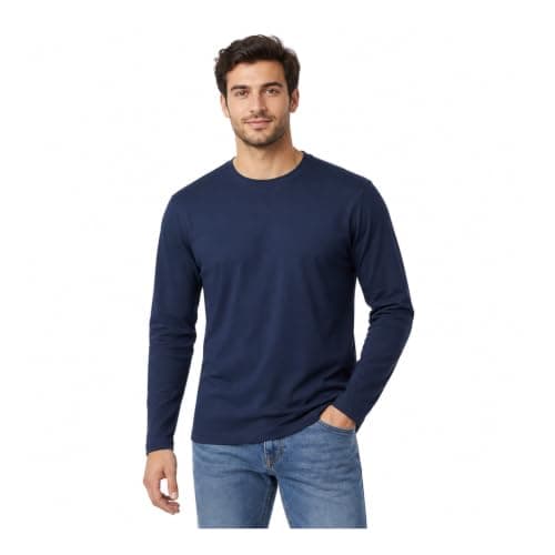 Men’s Essential Long Sleeve Crew Neck Tee Shirt