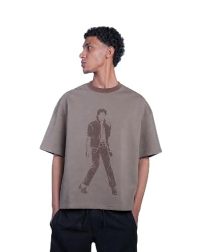 HUMAN Oversized Tee - Dusty Brown Shirt