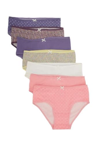 Carina Pack of 7 Colored Brief Panties Underpants