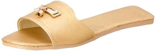 OX womens OX-W-Gold/Gold Slipper